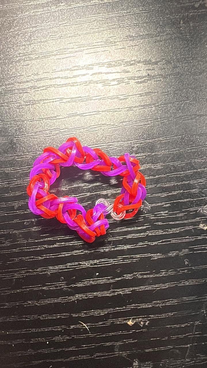 Red and purple adult bracelets Adults