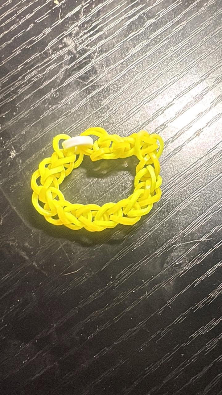 bright yellow bracelet